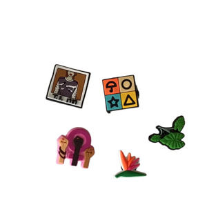 Miscellaneous Set of 5 Charms for Crocs